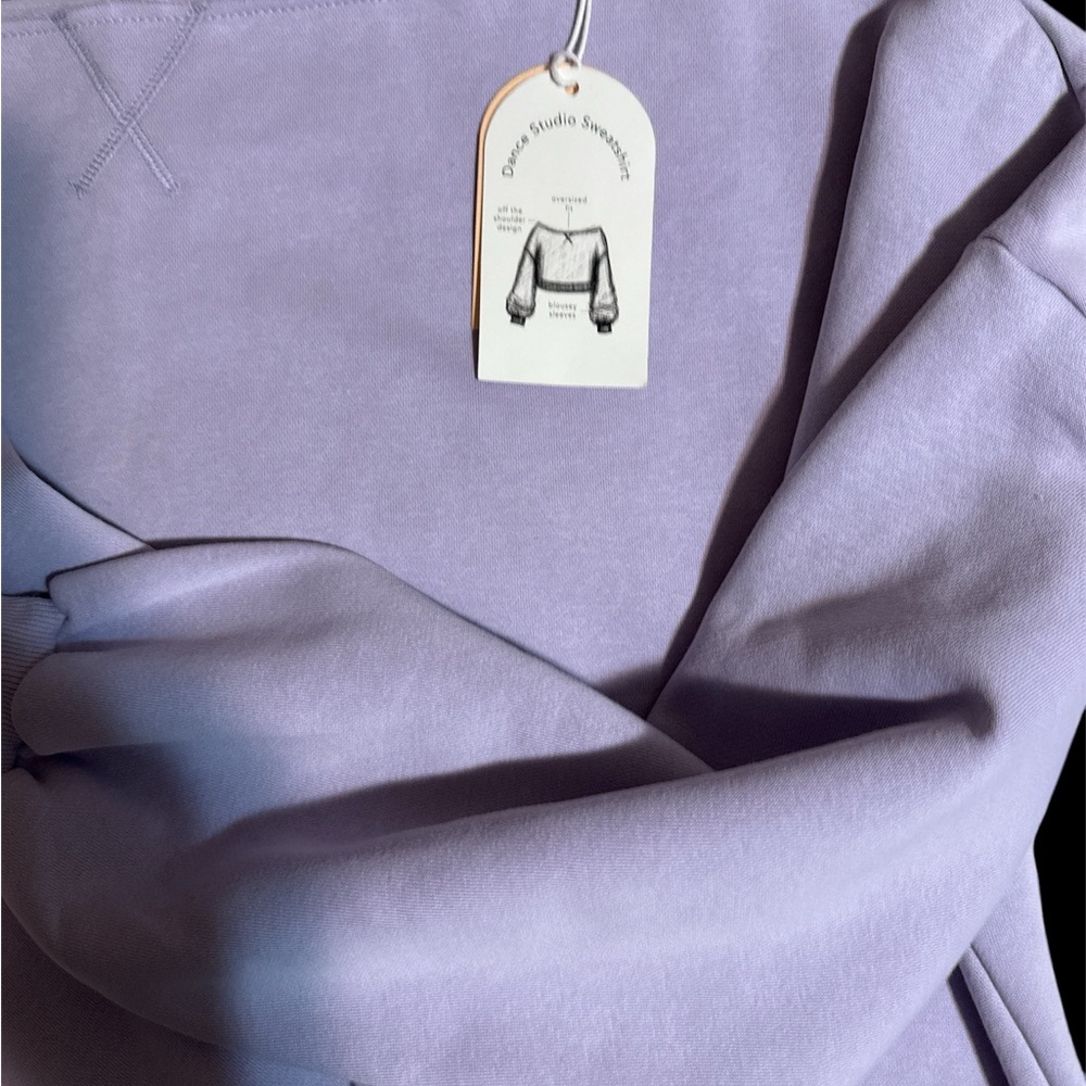 Purple Crewneck Sweatshirt